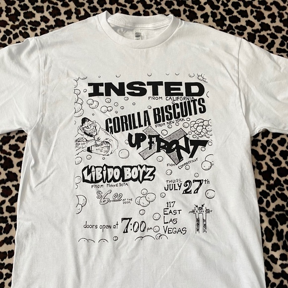 Insted Gorilla Biscuits Vintage Flyer T-Shirt - Picture 1 of 2